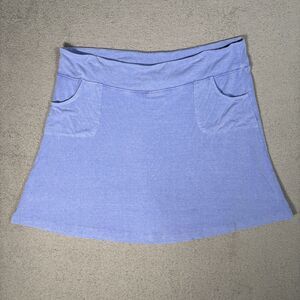 Vntg Fresh Produce Size XL USA Peri Blue Lavender Skirt Shirt Skort‎ Pockets